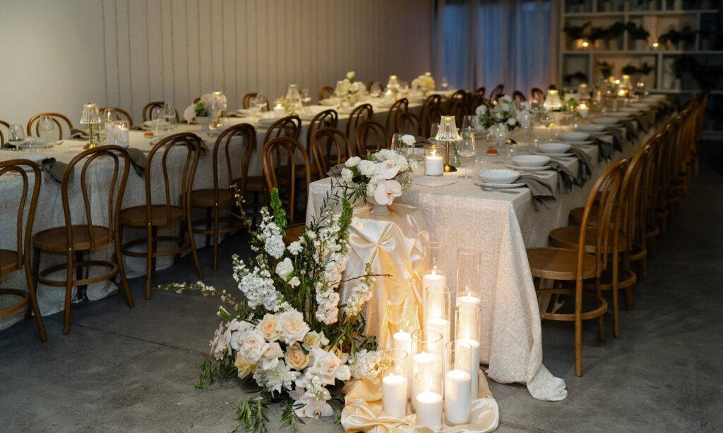 LittleWolf Wedding Tasting Styled Space